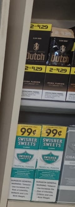 Swisher Sweets and Dutch Masters